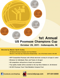 2011 US Poomsae Champions Cup Flyer